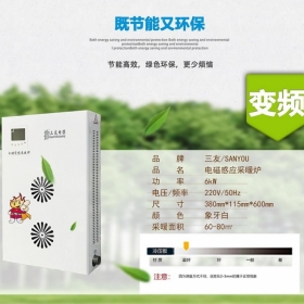 三友牌電磁變頻采暖爐6kW電磁變頻鍋爐家用電壁掛爐