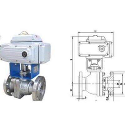法蘭電動(dòng)切斷球閥 ZDRR系列電動(dòng)球閥