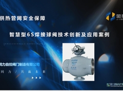 河北同力自控閥門(mén)-城鎮(zhèn)供熱管網(wǎng)安全保障——智慧型6S大口徑焊接球閥技術(shù)創(chuàng)新及應(yīng)用案例 河北同力自控閥門(mén) 馮洪波 | 2025第二屆熱電產(chǎn)業(yè)高質(zhì)量發(fā)展大會(huì)